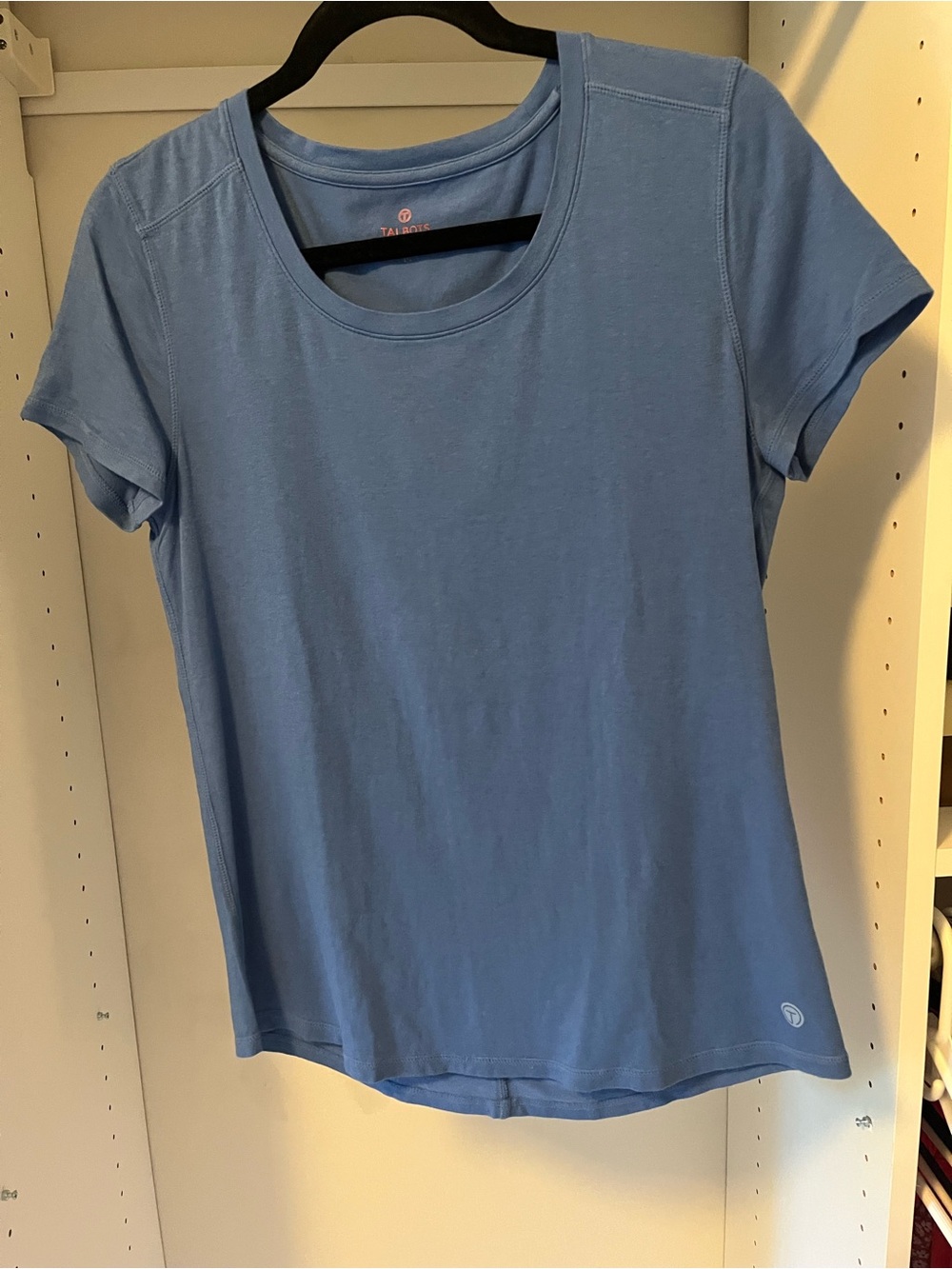 Talbots Light Blue Short Sleeve Crewneck Tee
